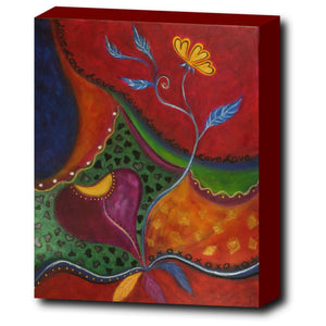 Love Grows Here - Canvas Wrap