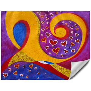 Swirly Hearts - Print