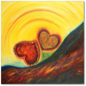 Tsunami of Love - Canvas Wrap