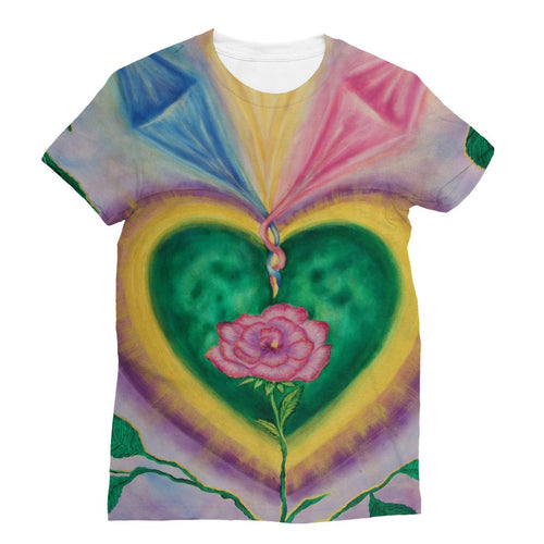 Love Blooms Here Sublimation T-Shirt