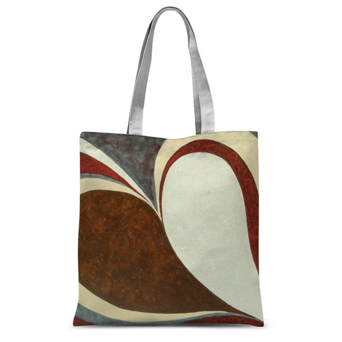 Flowing Love- Grey Sublimation Tote Bag