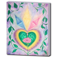 Love Blooms Here - Canvas Wrap