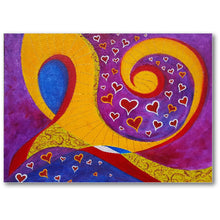 Swirly Hearts - Canvas Wrap