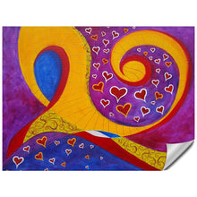 Swirly Hearts - Print