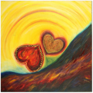 Tsunami of Love - Canvas Wrap