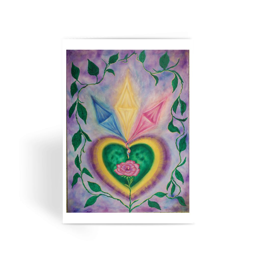 Love Blooms Here Greeting Card
