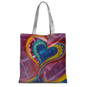 Follow Your Heart Sublimation Tote Bag