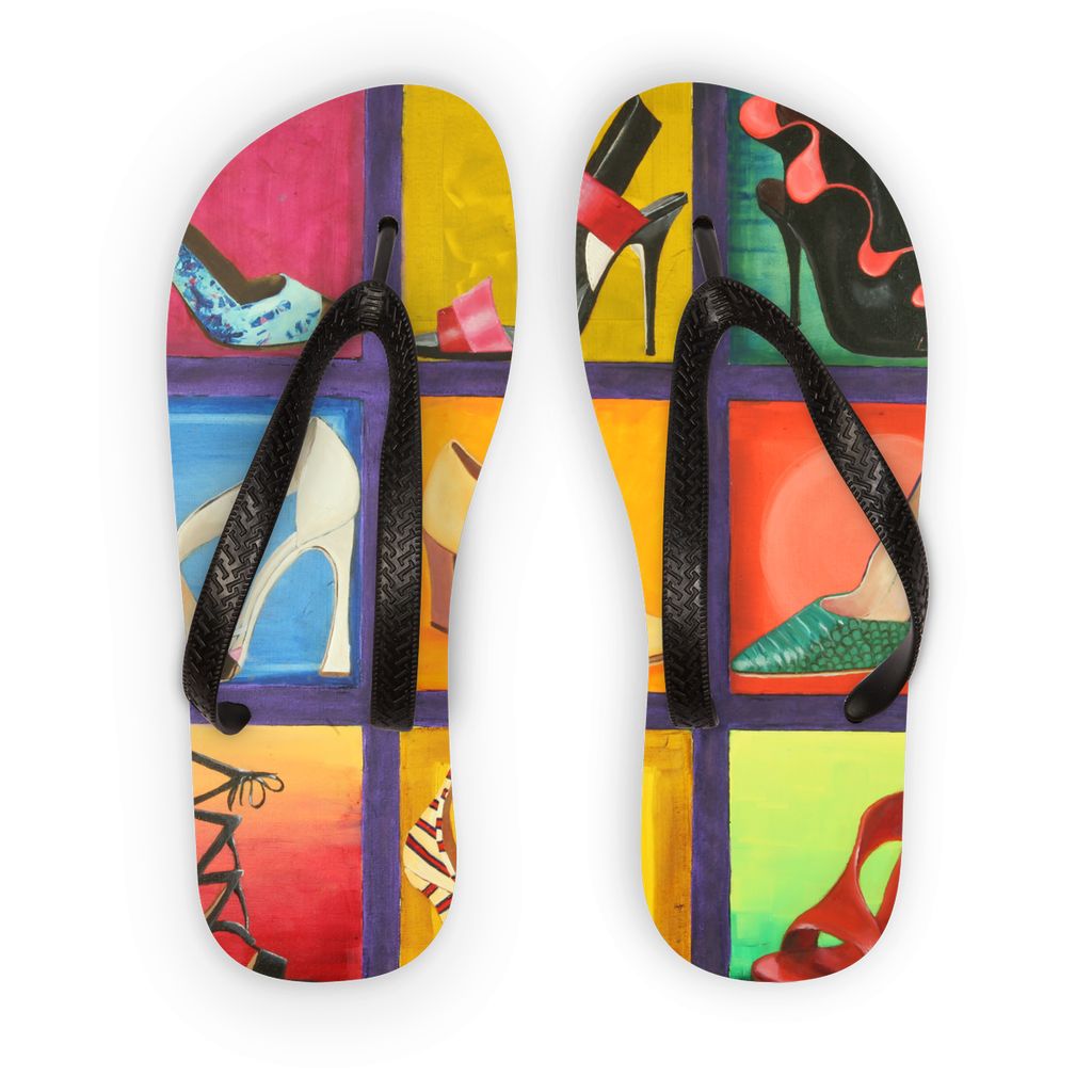 Heart and Sole Flip Flops