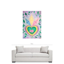 Love Blooms Here - Canvas Wrap