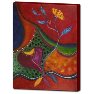 Love Grows Here - Canvas Wrap