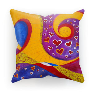 Swirly Hearts Cushion