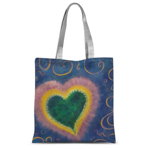 Joyful Heart Sublimation Tote Bag