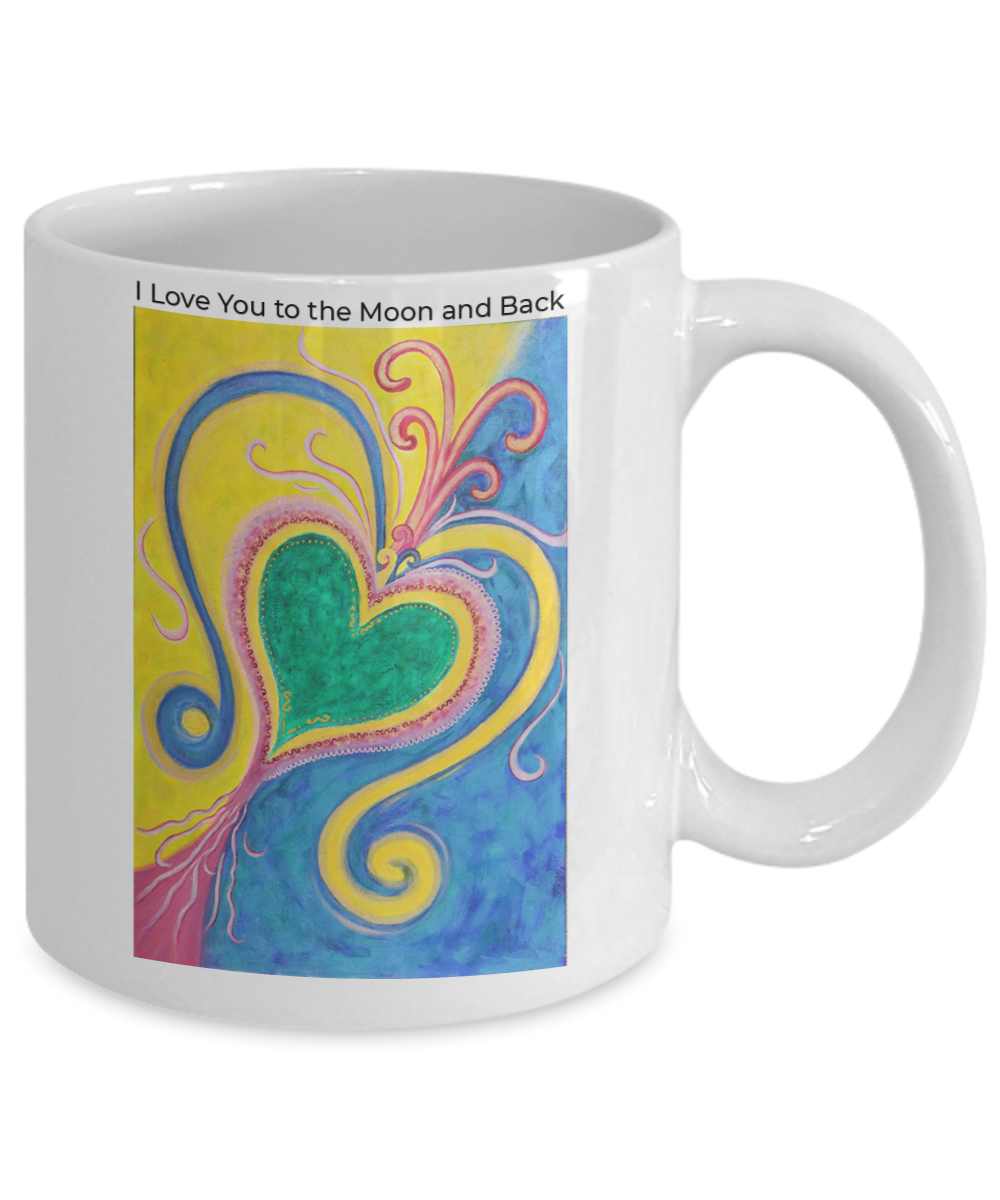 I Love You To the Moon and Back Coffee Mug