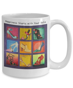 Happiness Starts with Your Sole Coffee Mug