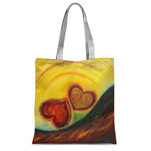 Tsunami of Love Sublimation Tote Bag