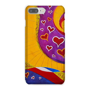 Swirly Hearts Phone Case