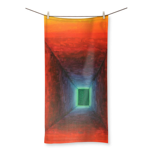 Light at the End of the Tunnel Beach Towel