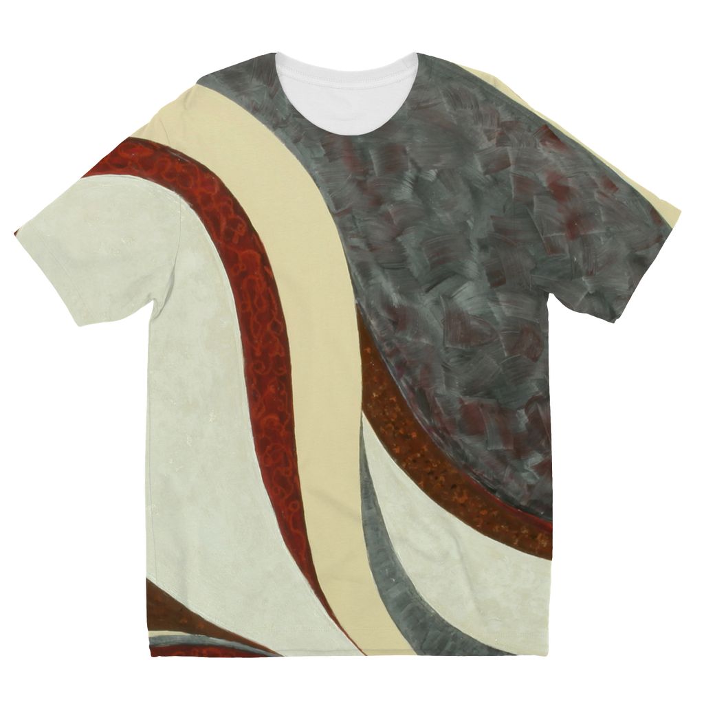 Flowing Love- Grey Kids' Sublimation T-Shirt